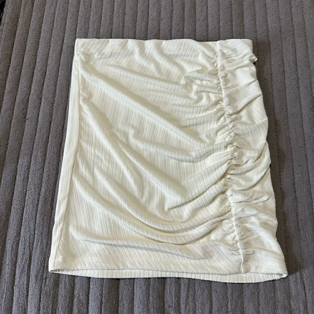Naked Wardrobe | ruched detail mini skirt